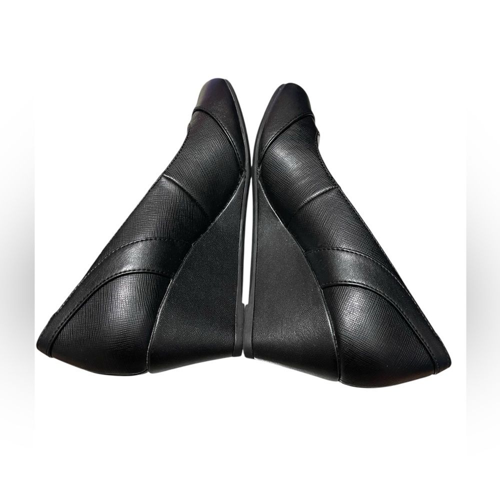 🌟🌼NIB Life Stride Dreams Black Heirloom Wedge Heels. - Picture 9 of 10